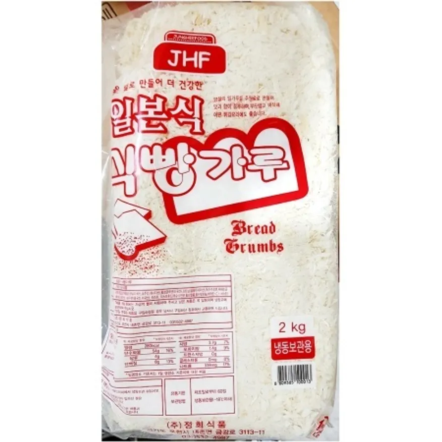 정희 일식용 굵은 빵가루 2kgX2 업소용 냉동 식빵가루 이미지
