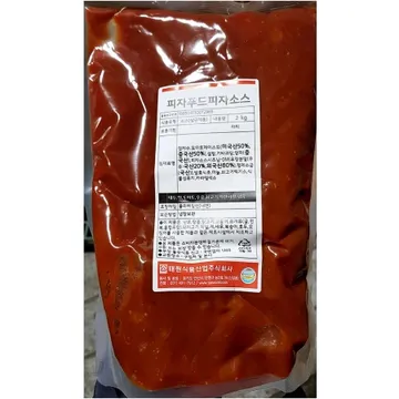 피자소스(피자푸드 태원 2kg) 피자 양념 파우치 토마토페이스트