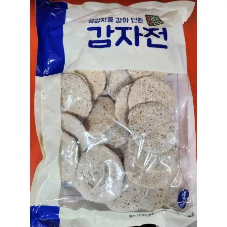 감자전(에프원 1kg) 업소용 냉동감자전 감자부침개 이미지