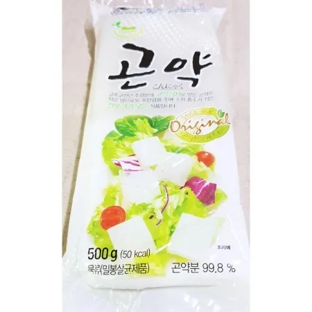 대신 묵곤약 500g X4 저칼로리 곤약묵