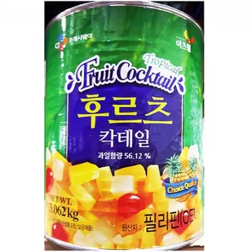 후르츠칵테일(이츠웰 3kg) 파인애플 통조림