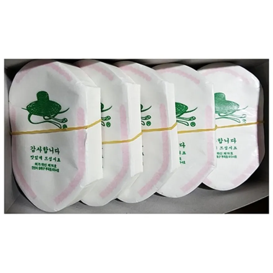 숟가락집(삼주 소 6x9cm 720매)X5 업소용 위생 숟가락 포장지 수저 이미지