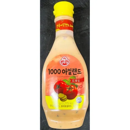 오뚜기 사우전드아일랜드드레싱 500g 양상추 토마토 샐러드 소스 이미지