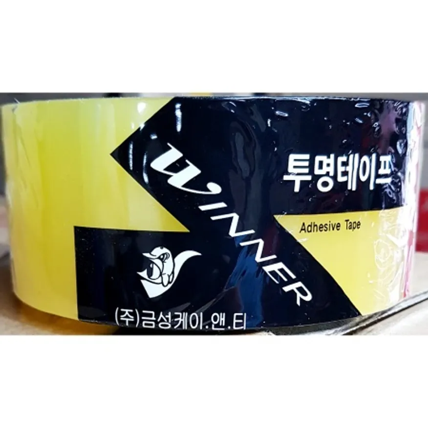 투명테이프(금성 48x78) 포장 박스테이프 쇼핑몰테이프 이미지