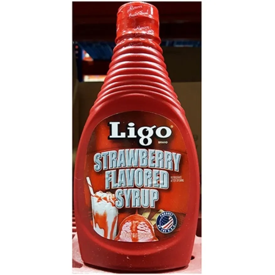 딸기시럽(리고 567g) 업소용 카페 스트로베리 시럽 이미지