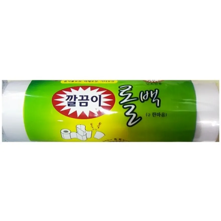 롤백(깔끔이 30x40Cm 380매) 주방용 비닐종이 업소용 이미지