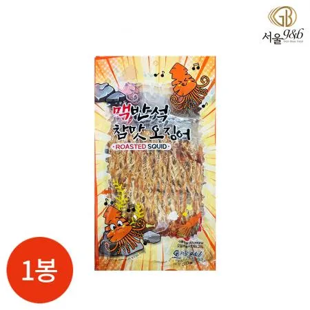 서울지앤비 맥반석 오징어 30g x 1봉 업소용