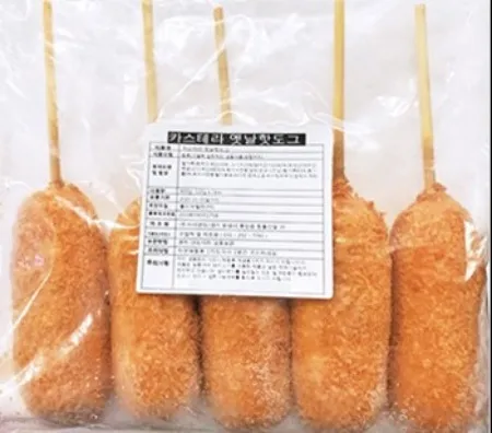 카스테라 옛날 핫도그 700g(140g X5개)X20봉 업소용 냉동 어린이 간식