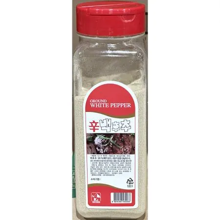 백후추(서원 하나 450g) X20 업소용 후추가루 화이트페퍼 이미지