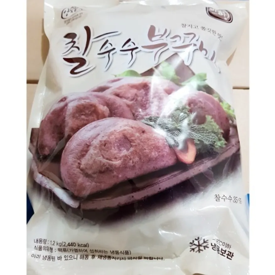 찰수수 부꾸미(아하 1.2kg) 업소용 냉동 수수부꾸미 이미지