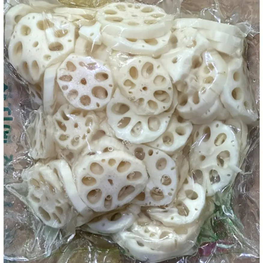 염장연근(냉장 슬라이스 10입 1kg) X10 업소용 연근채 이미지