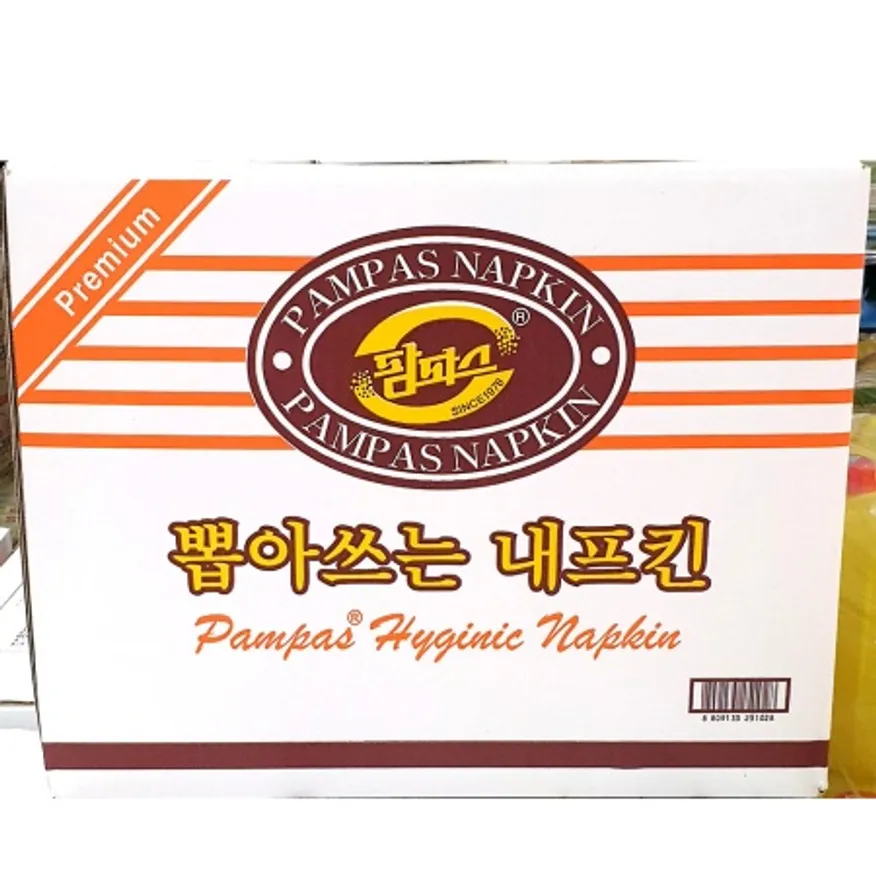 테이블냅킨(팜파스 100매x100속) 업소용 뽑아쓰는 네프킨 식당 휴지 이미지
