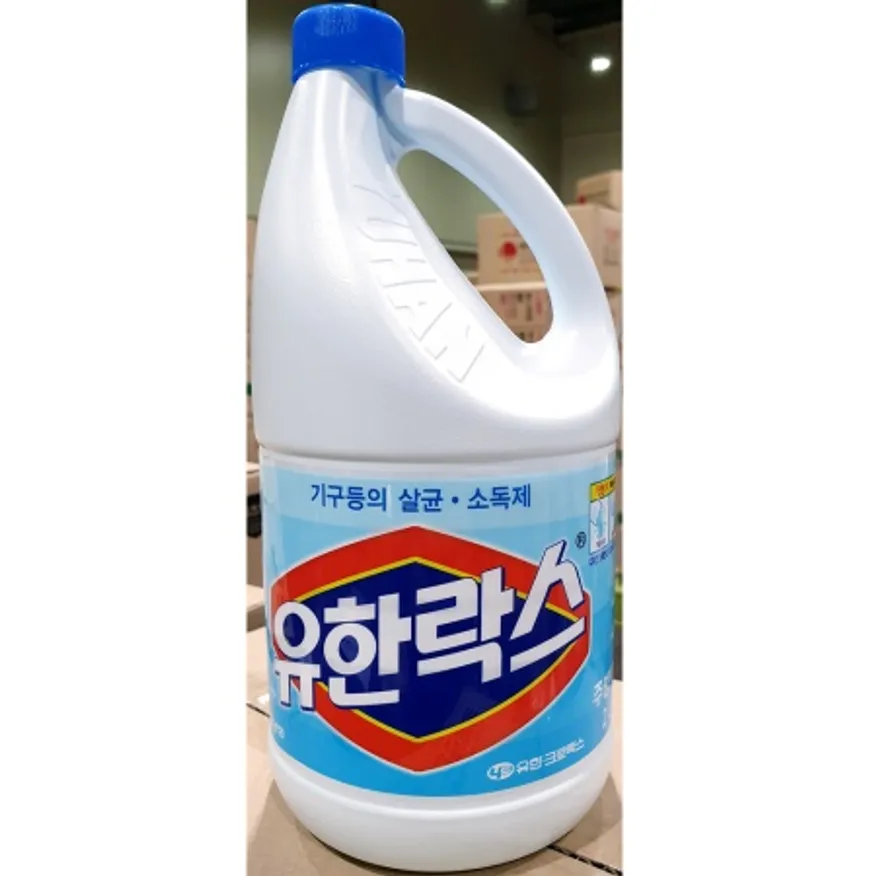 락스(유한 후레쉬 주방용 2L) 업소용 살균 소독 악취 제거 청소 유한락스 이미지
