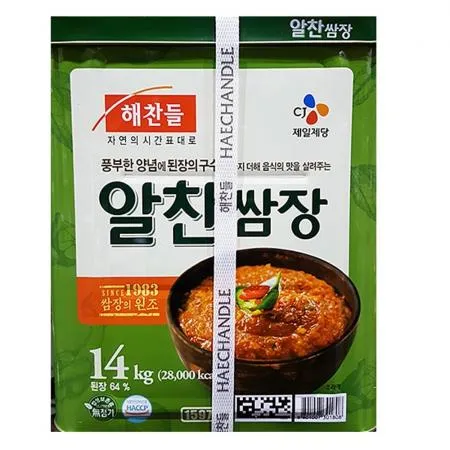 해찬들 알찬쌈장 14kg 업소용