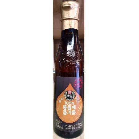 들기름(백설 통들깨 300ml)X4 이미지