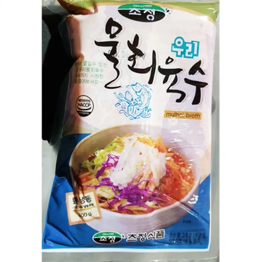 물회육수(초정 냉동 400g x30개) 업소용 물회소스 이미지