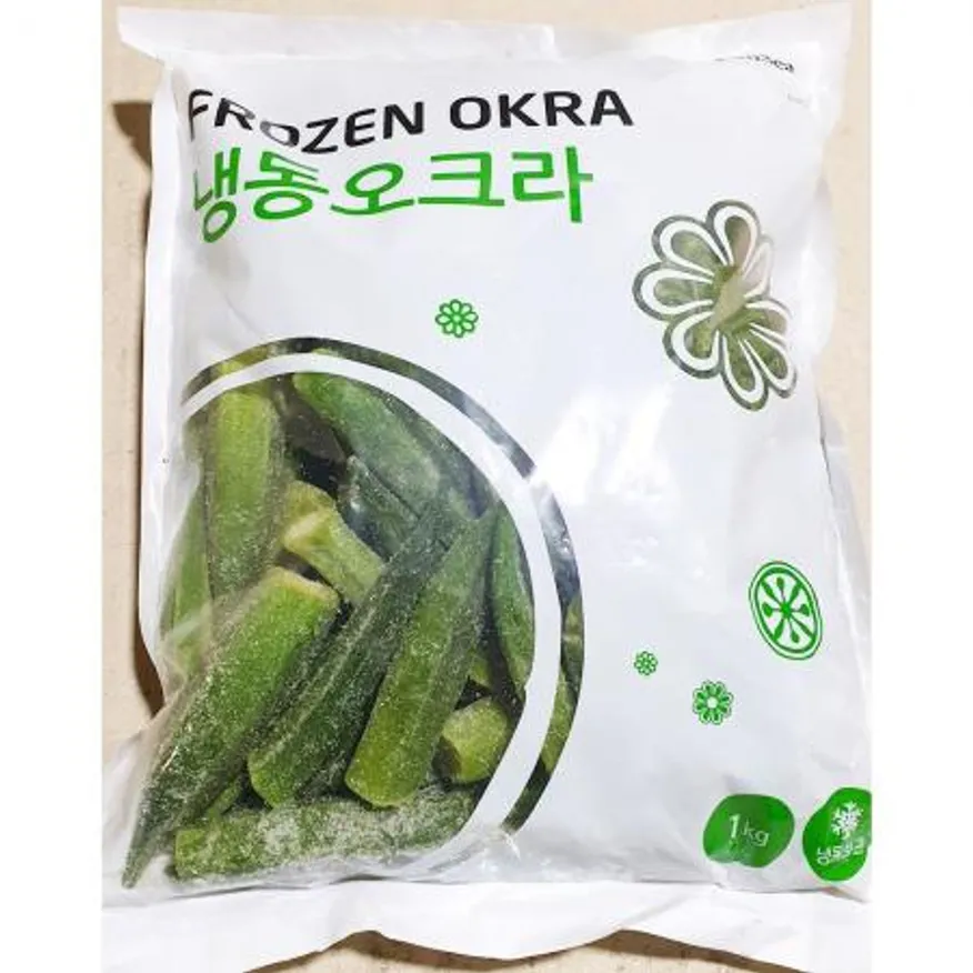 오크라(랜시푸드 1kg) 업소용 냉동오크라 이미지