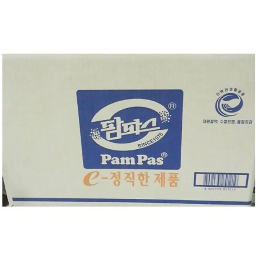 페이퍼타올(팜파스 100매x50) 업소용 일회용 종이 핸드타올 종이수건 이미지