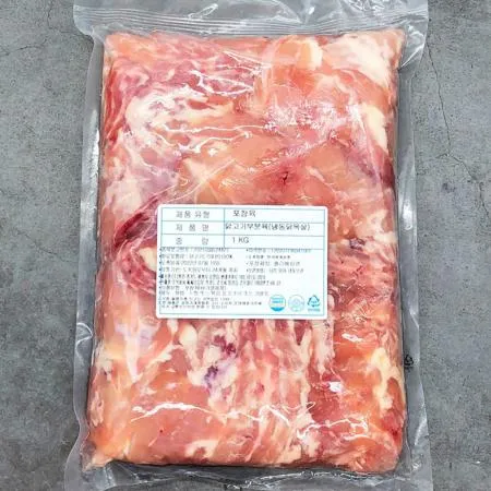 순살 닭목살 1kg 업소용 세세리 닭특수부위 이미지