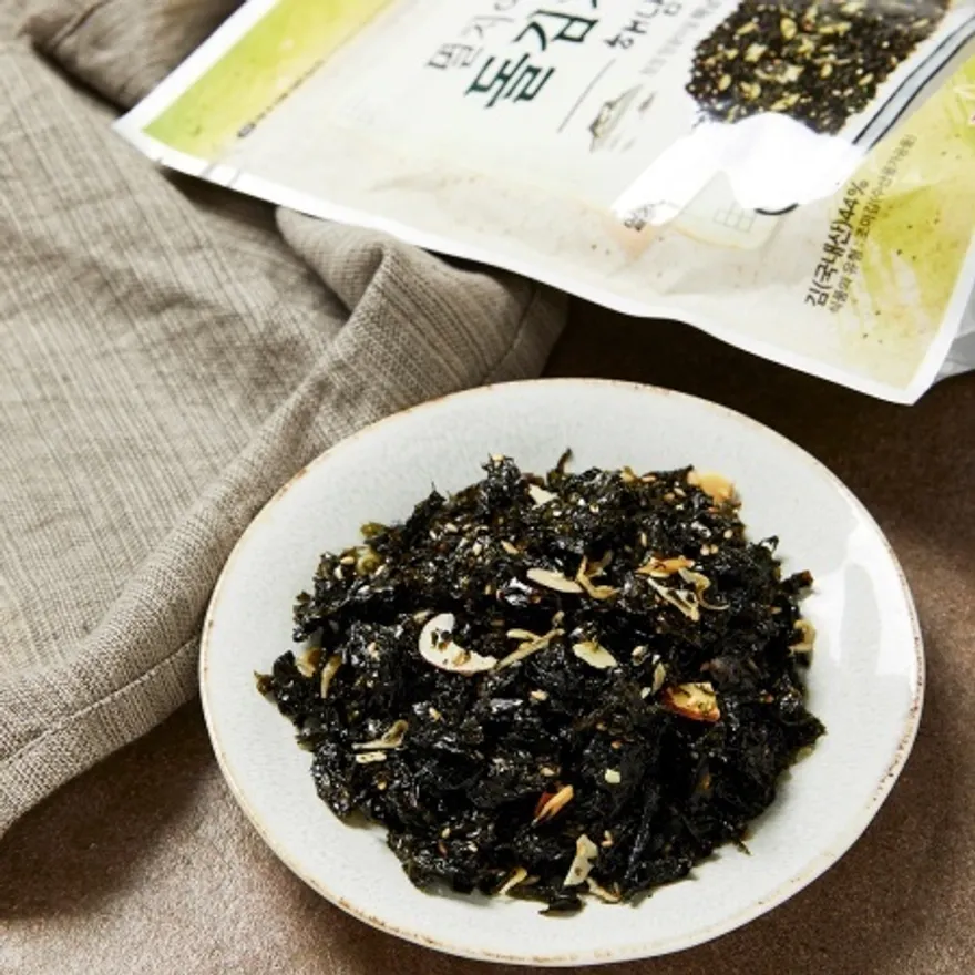 멸치아몬드 김자반(자두 50g) X2 돌김자반 밑반찬 조미김 이미지
