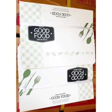 김밥2호(50매 21cmx10.5cm) X10개 업소용 배달 포장 도시락 일회용 용기 이미지