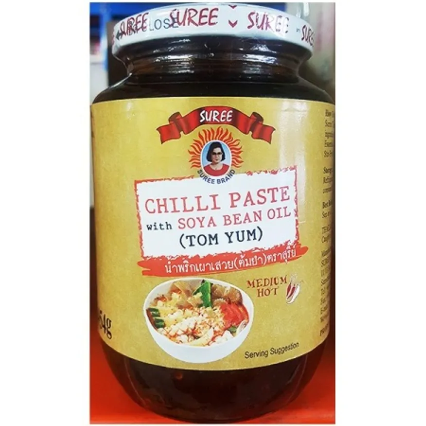 똠얌 칠리페이스트(수리 454g) 업소용 소야 빈 오일 중간매운맛 이미지