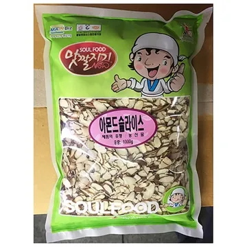 아몬드(슬 맛깔 1kg)X8 업소용 아몬드편 슬라이스