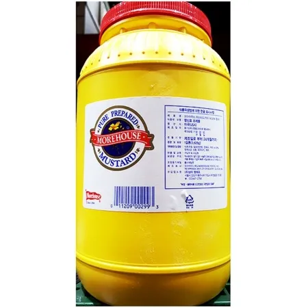 머스타드소스(모아하우스 3.6kg)X4 업소용 겨자소스 겨자드레싱