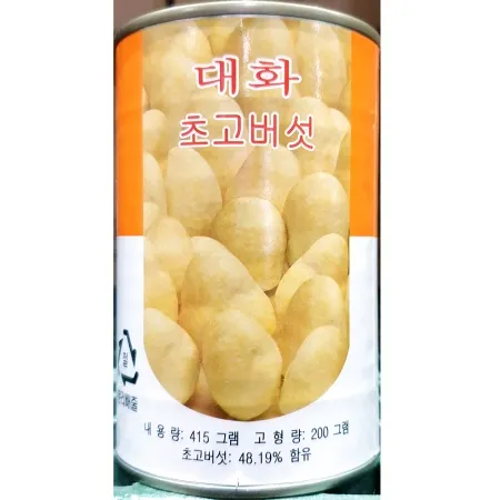 초고버섯캔(대화 415g)X4 업소용 버섯통조림