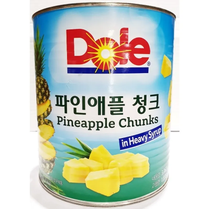 파인애플캔 업소용 파인애플 통조림 3kg x 6 이미지