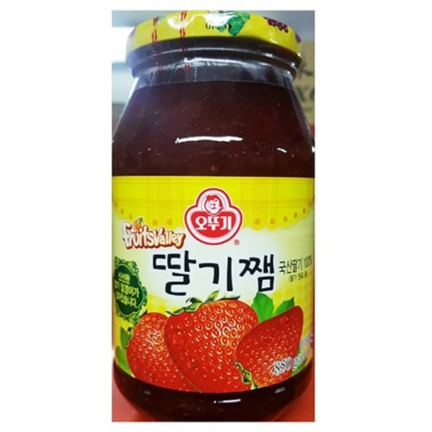 딸기잼(오뚜기 850g) 병에든 잼 이미지