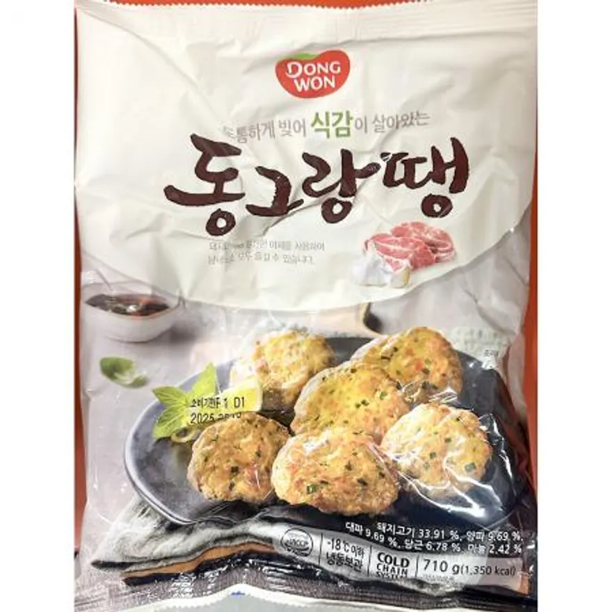 동그랑땡(동원 냉동 710g) X5 업소용 돼지고기 완자 이미지
