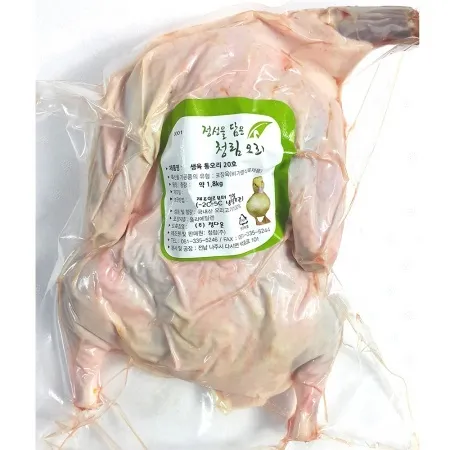 청림 통오리 20호(1.8kg) 업소용 식자재 오리고기 백숙