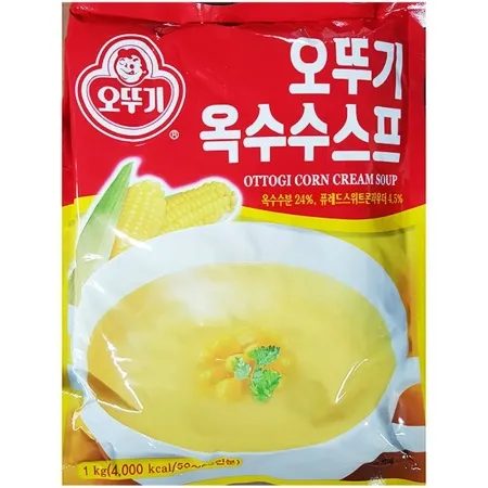 옥수수스프(오뚜기 1kg)X10 업소용 스프 분말 가루