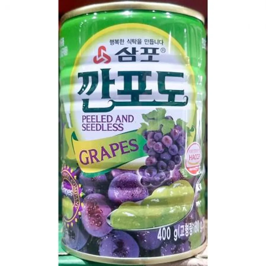 깐포도(삼포 400g) X24 업소용 포도 통조림 이미지