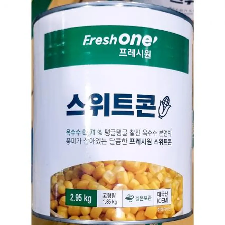 스위트콘 업소용 옥수수콘 통조림 2.95Kg X 6 이미지