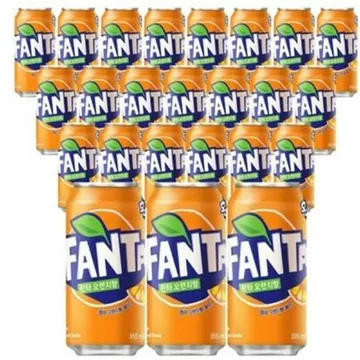 환타 오렌지 캔 355ml x 24개 업소용 탄산음료