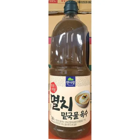 멸치육수(면사랑 프리미엄 1.8L) 업소용 밑국물 희석용 엑기스 액상