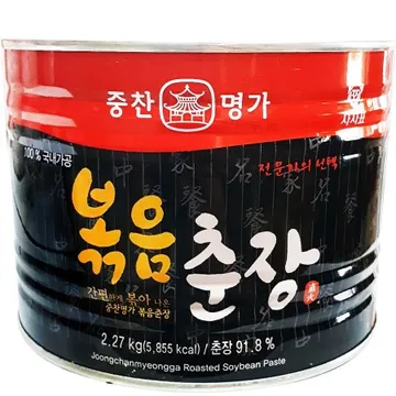 볶음춘장(중찬명가 2.27kg)X6 중식 볶은 춘장 통조림 캔