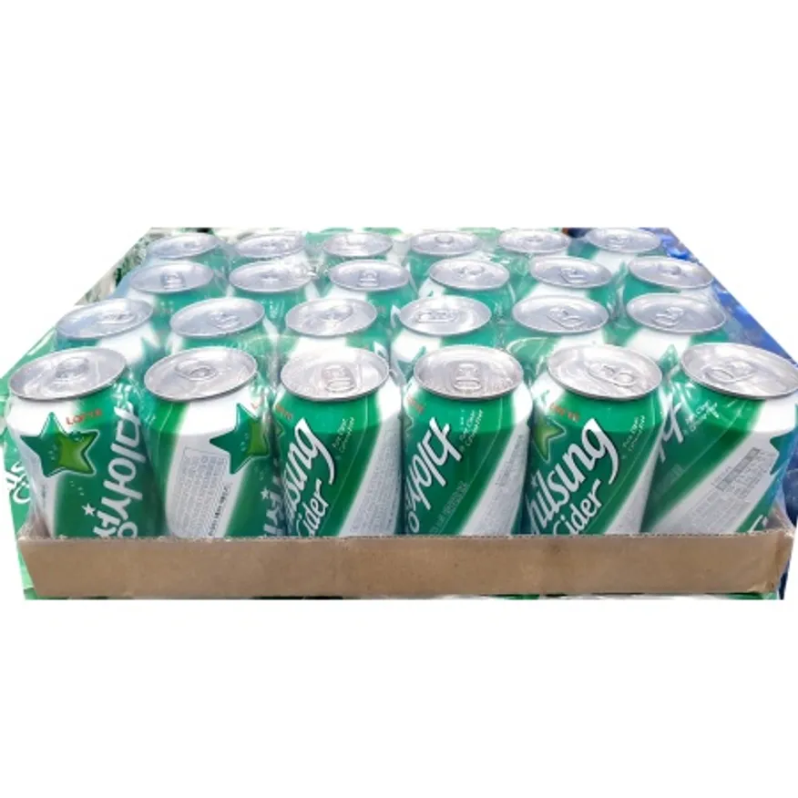 사이다(칠성 업소용 355mlx24) 업소용 탄산 캔음료 이미지