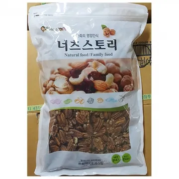 피칸(홀 비앤지 1kg) 업소용 마른안주 구운 반태