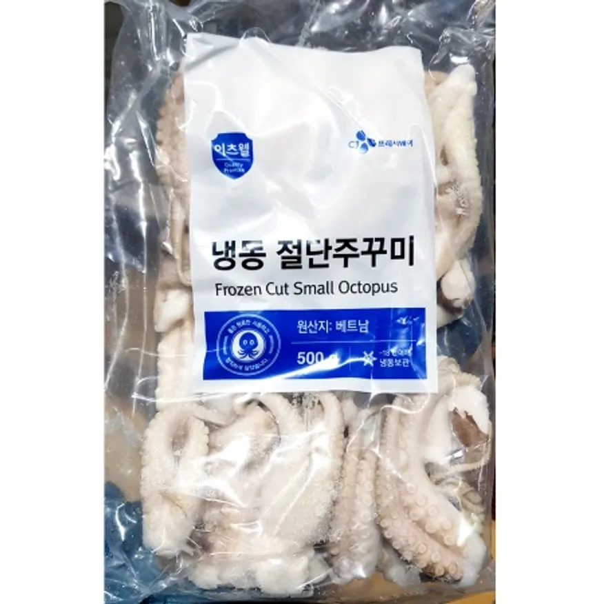 절단쭈꾸미(FO L 500g)X10 업소용 냉동 주꾸미 쭈꾸미 이미지