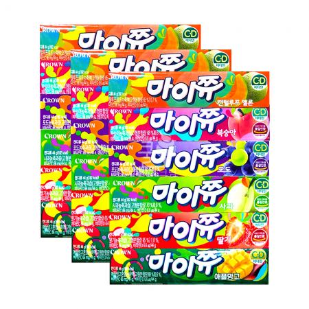 마이쮸 6종세트 3개 / 츄잉 껌 캔디 아이 간식 어린이집 유치원 행사