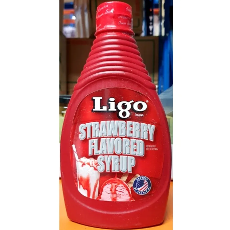 딸기시럽(리고 567g)X4 업소용 스트로베리 시럽 이미지