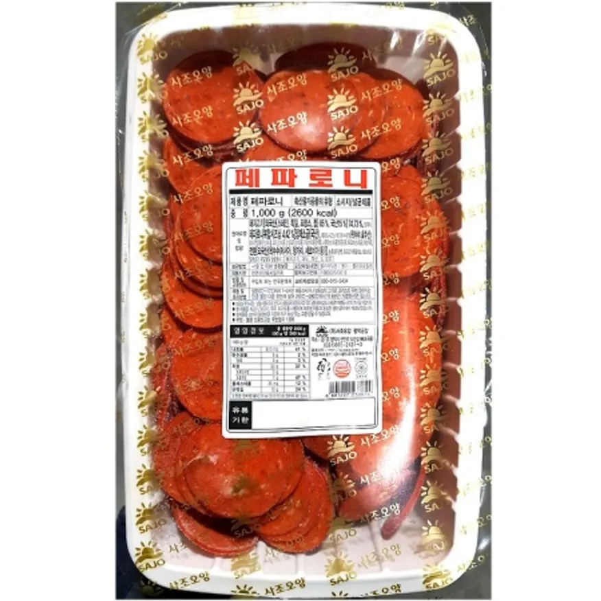 사조 페파로니 1kgX6 페퍼로니 햄 소시지 이미지