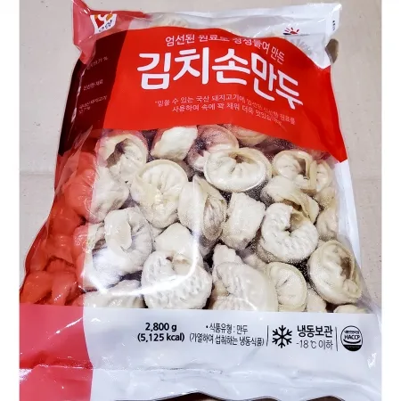 사조오양 김치 손만두(2.8kg) 냉동만두 만두국 만둣국 이미지