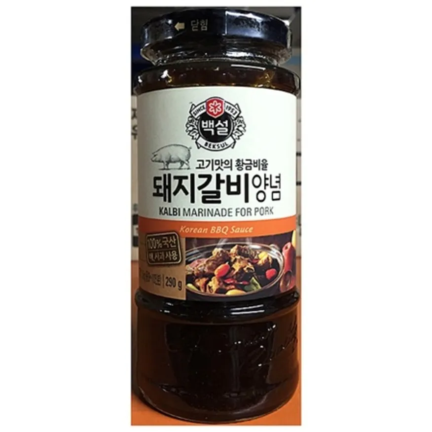 돼지갈비양념(백설 290g)X20 갈비 소스 양념장 이미지