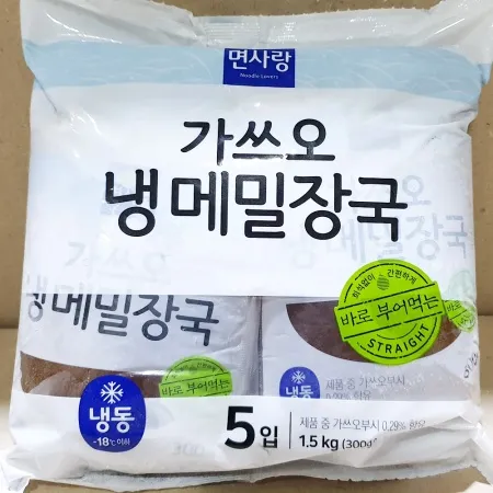 면사랑 가쓰오냉메밀장국(1.5kg) X6 냉모밀 국수 메밀 가쓰오부시 육수 이미지