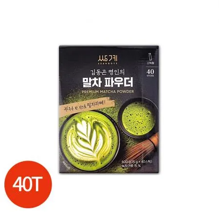 쌍계 김동곤 명인의 말차 파우더 15g x40개 업소용