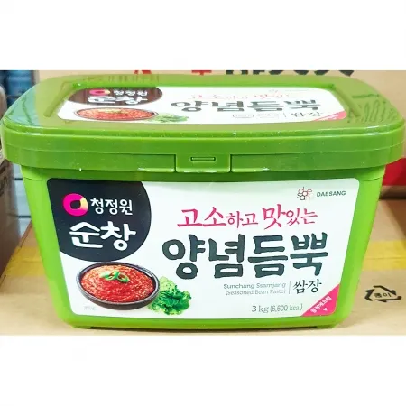 대상 쌈장 순창 3kg 청정원 말통쌈장 양념쌈장